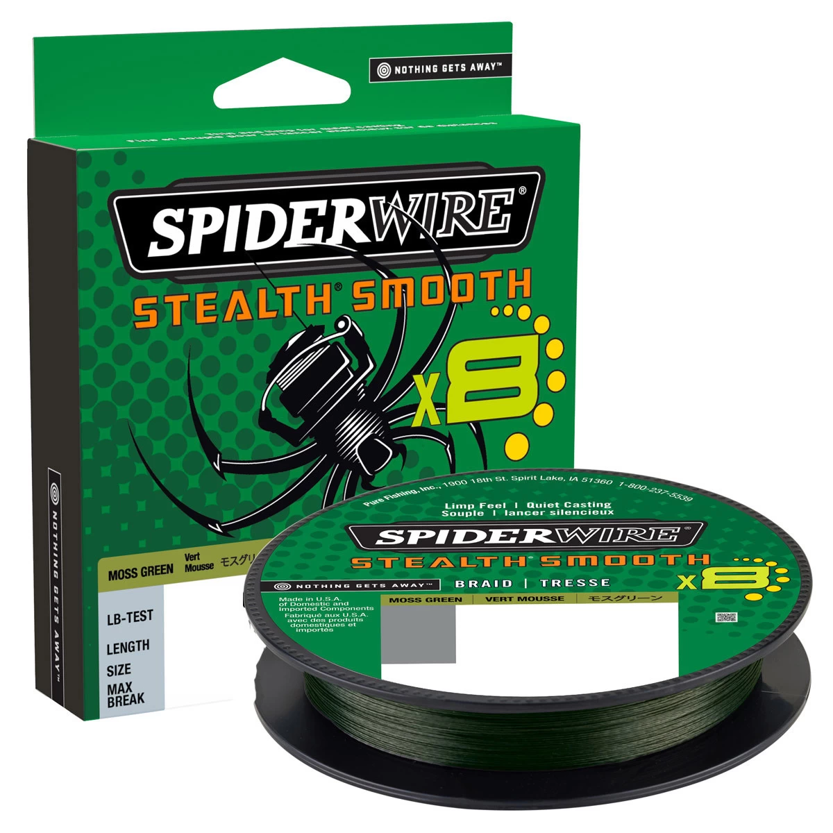 Spiderwire Stealth Smooth 8 Moss Green 300 M 3 Spiderwire Stealth Smooth 8 Moss Green 300 M