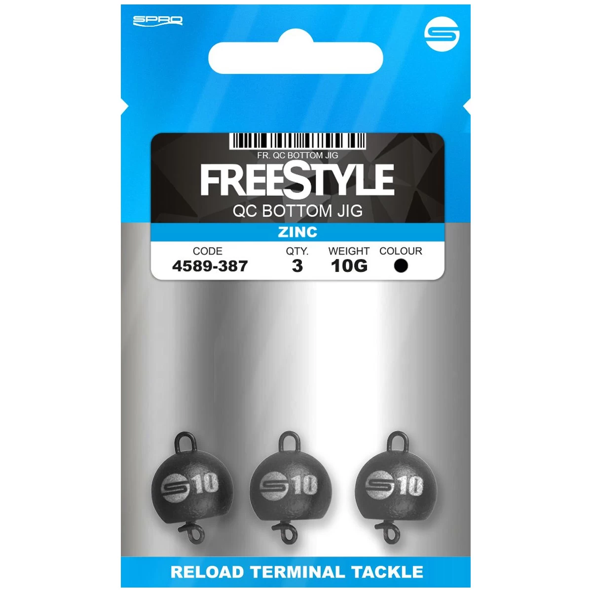 Spro Freestyle QC Bottom Jigs Black 4 Spro Freestyle QC Bottom Jigs Black - Afbeelding 2