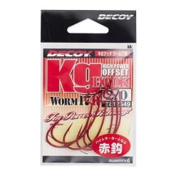 Decoy KG High Power Offset Hook Worm 17 Red -Fishing World Verkoop 27c076edc91b4f61816551c97e015ba4
