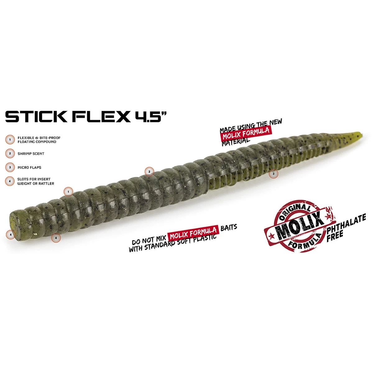 Molix Stick Flex 4,5" 6 Molix Stick Flex 4,5" - Afbeelding 4