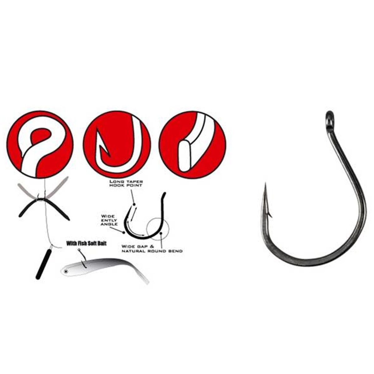 Gamakatsu Worm 318 Wacky 4 Gamakatsu Worm 318 Wacky - Afbeelding 2