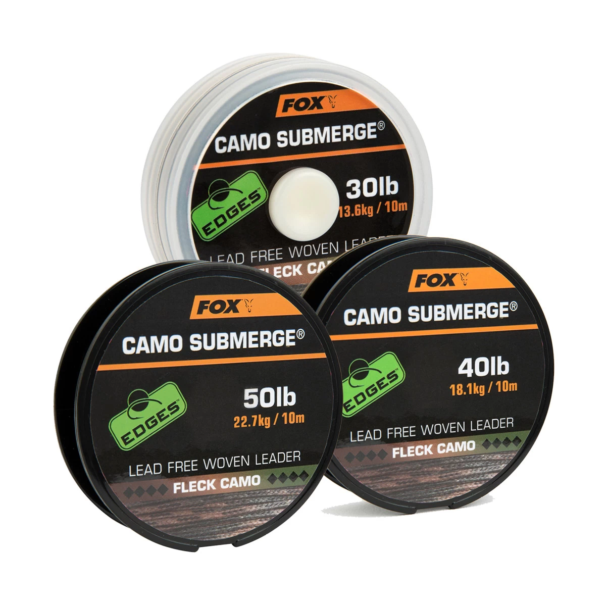 Fox Edges Submerge Camo Lead Free Leader 3 Fox Edges Submerge Camo Lead Free Leader