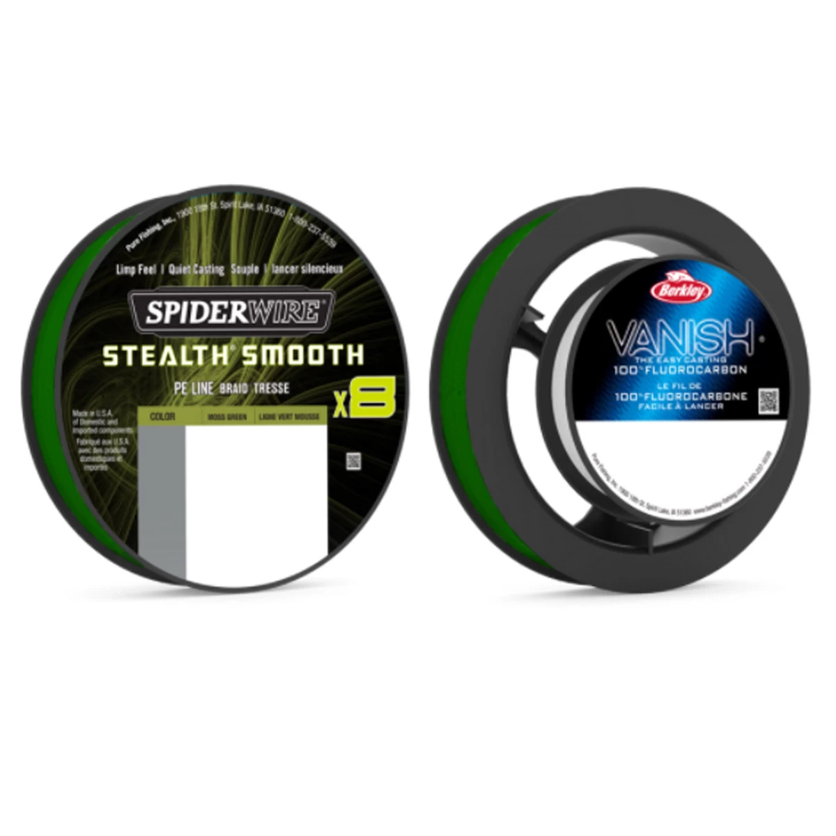 Spiderwire Stealth Smooth + Vanish Fluorocarbon 4 Spiderwire Stealth Smooth + Vanish Fluorocarbon - Afbeelding 2