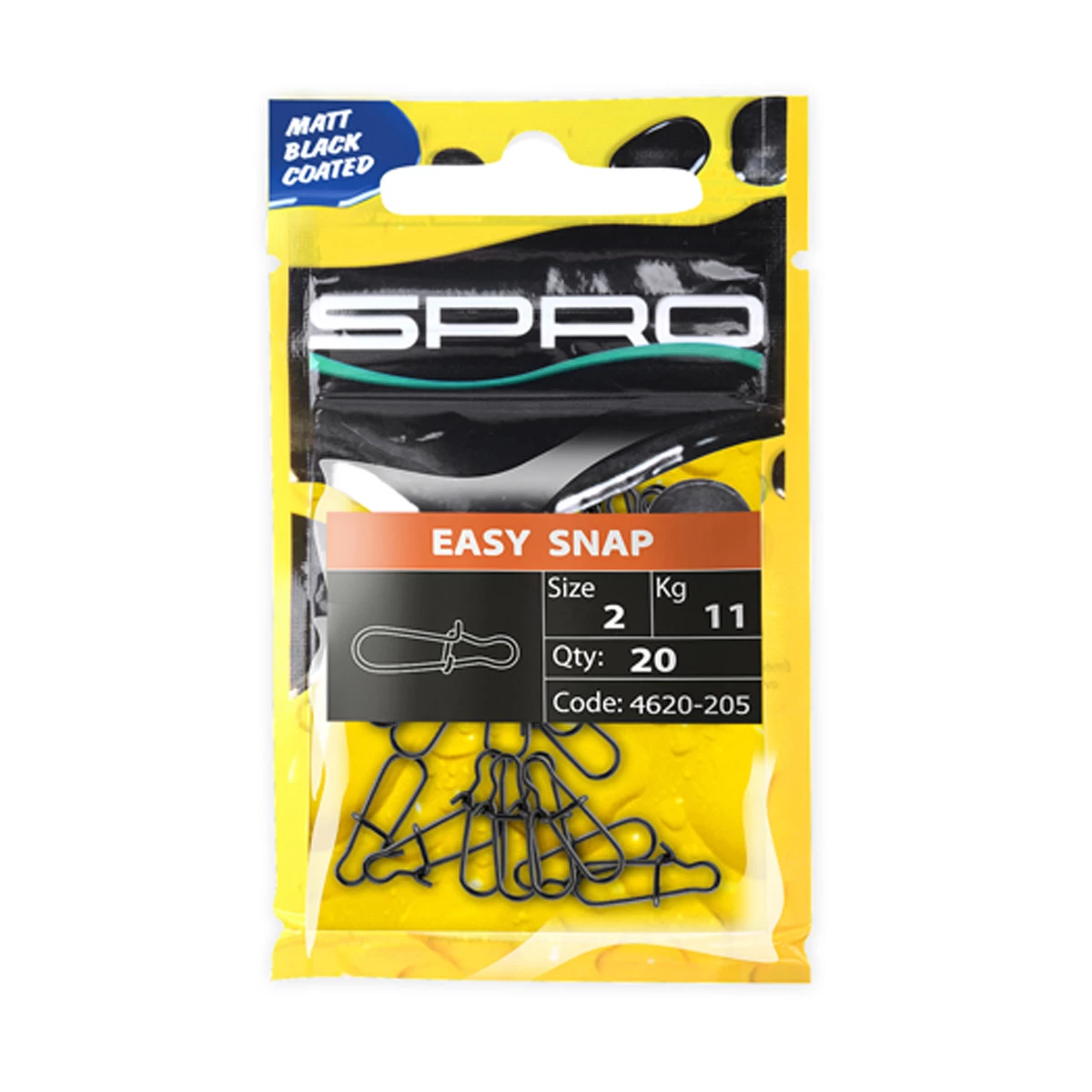Spro Matt Black Single Brass Crimp 4 Spro Matt Black Single Brass Crimp - Afbeelding 2