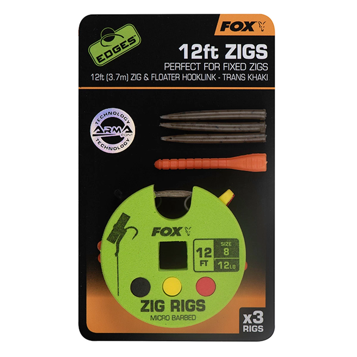 Fox Edges Zig Rigs 3,7 Meter 3 Fox Edges Zig Rigs 3,7 Meter